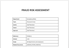 Load image into Gallery viewer, fraud risk assessment